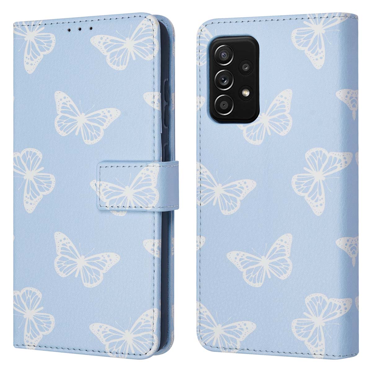 imoshion Design Klapphülle für das Samsung Galaxy A52(s) (5G/4G) - Butterfly