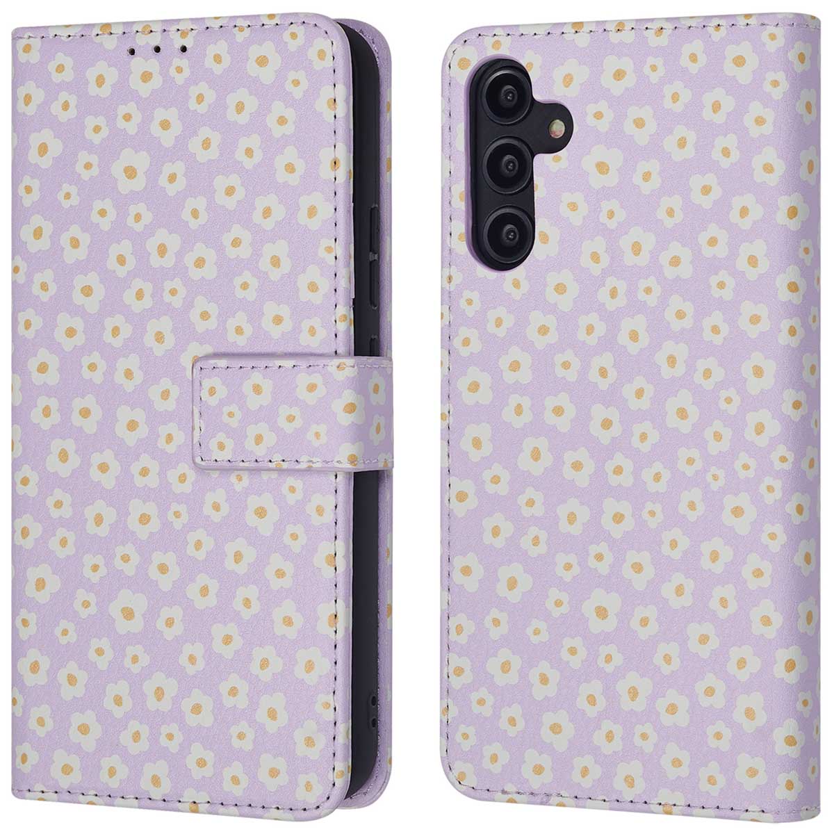 imoshion Design Klapphülle für das Samsung Galaxy A14 (5G/4G) - White Daisy