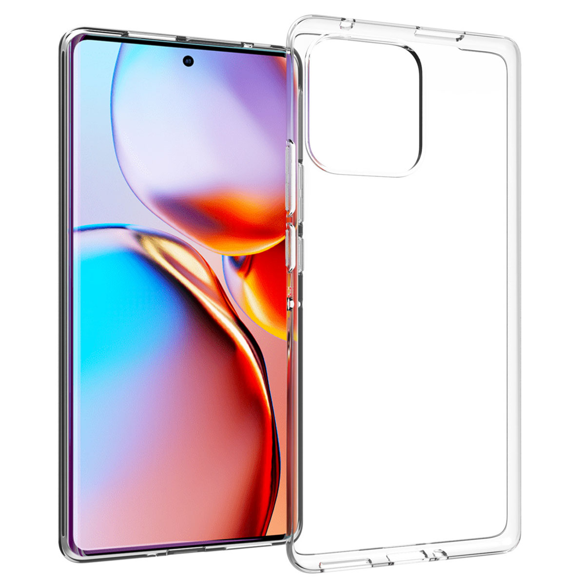 Accezz Clear TPU Backcover für das Motorola Edge 40 Pro - Transparent