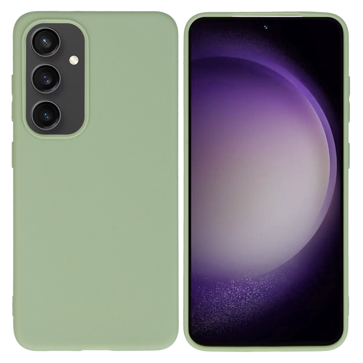 imoshion TPU Color Cover für das Samsung Galaxy S24 - Olive Green