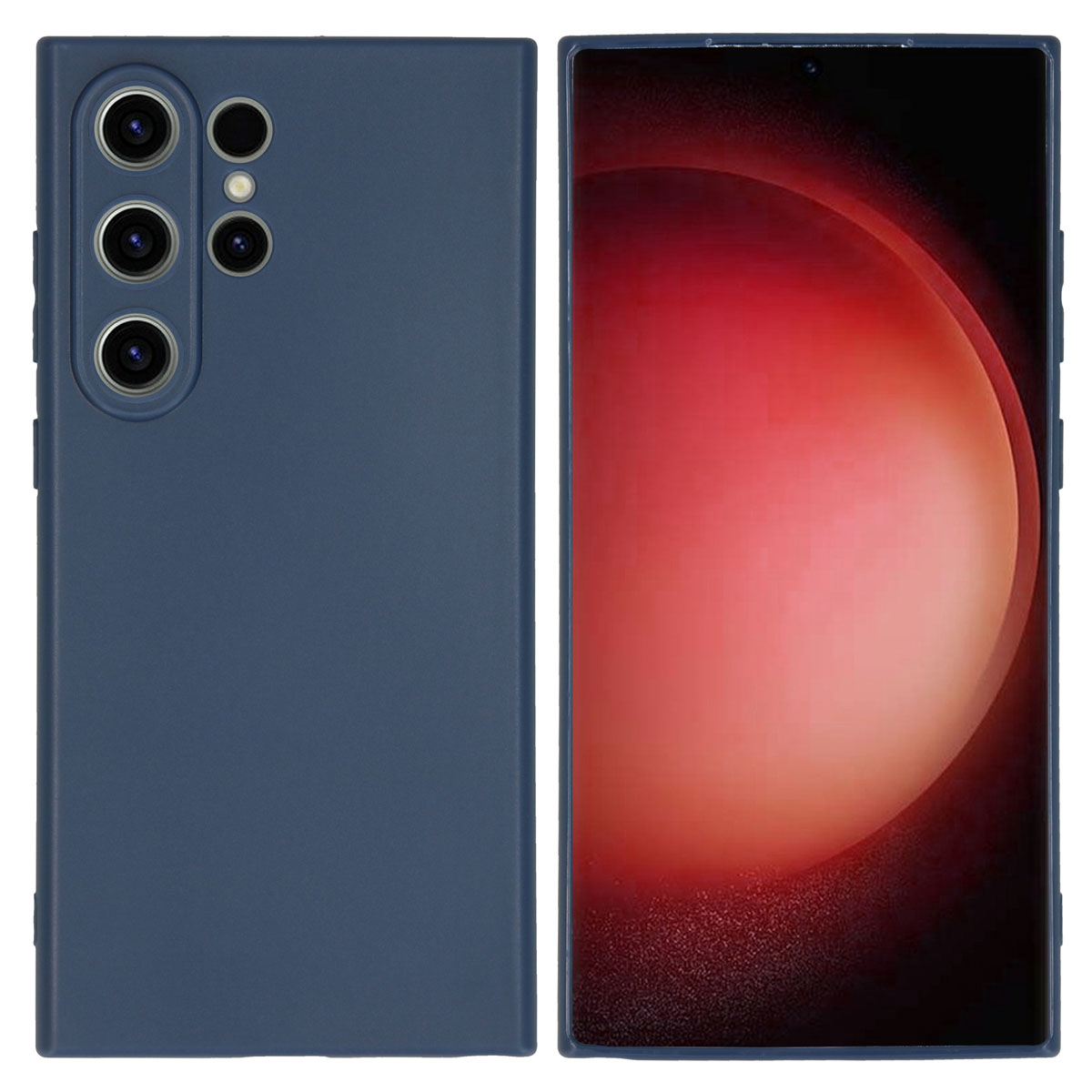 imoshion TPU Color Cover für das Samsung Galaxy S24 Ultra - Dunkelblau
