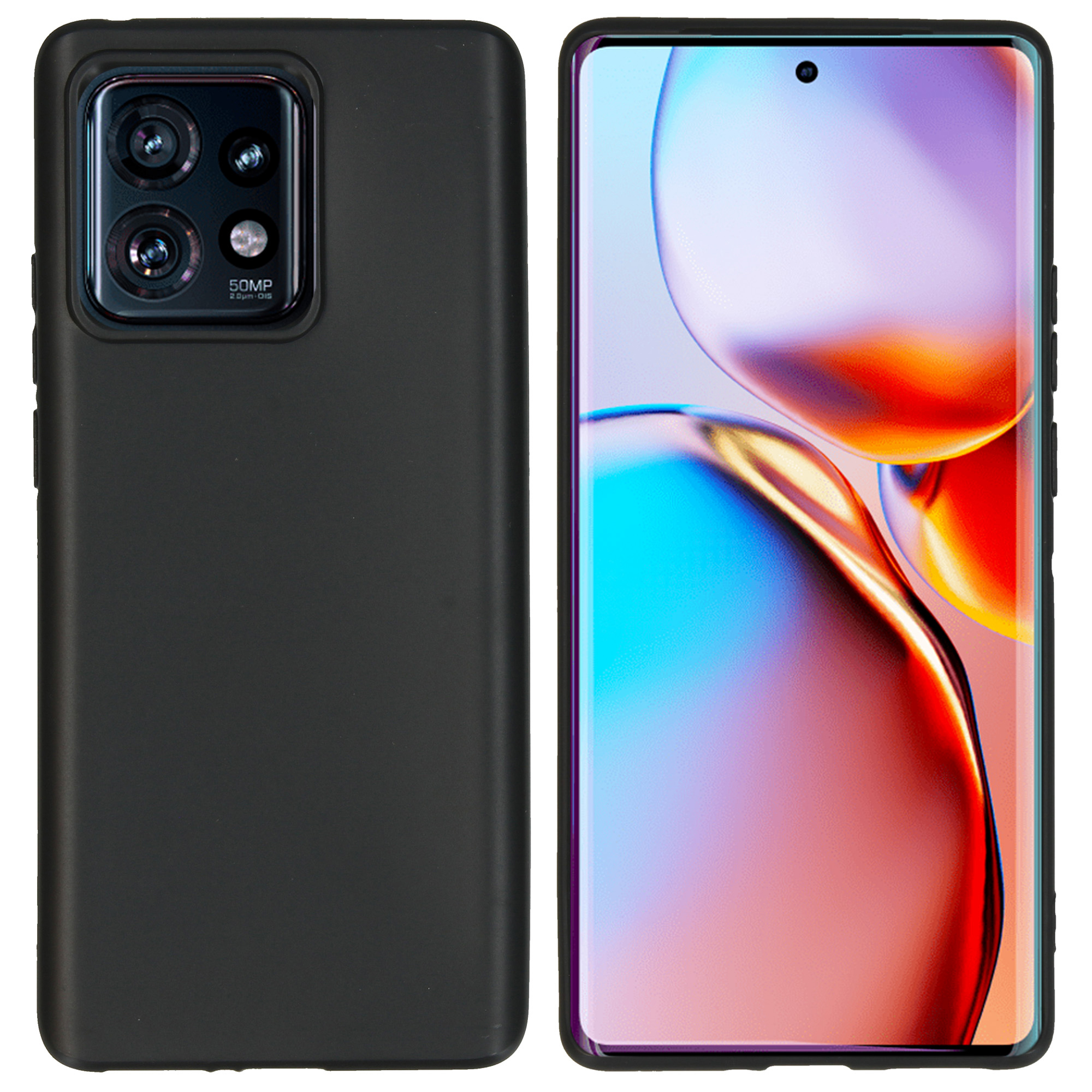 imoshion TPU Color Cover für das Motorola Edge 40 Pro - Schwarz