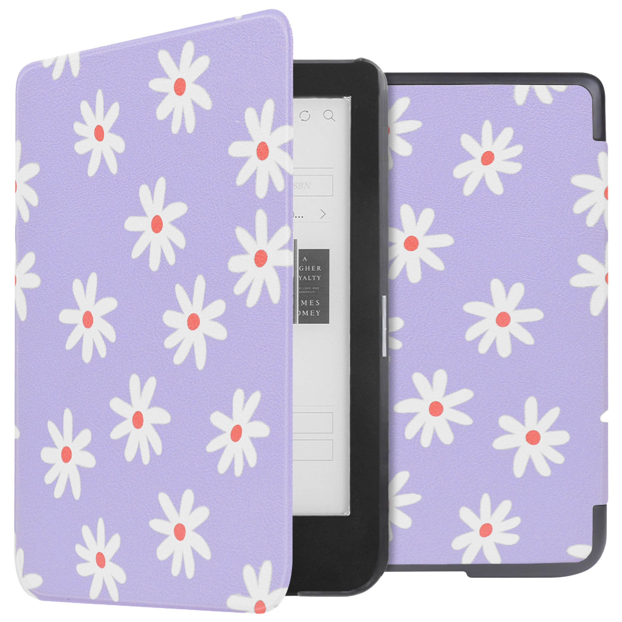 imoshion Design Slim Hard Case Klapphülle für das Kobo Clara HD - Flowers Distance