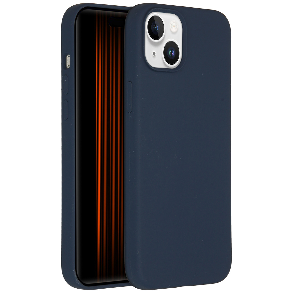 Accezz Liquid Silikoncase mit MagSafe für das Apple iPhone 15 Plus - Dunkelblau