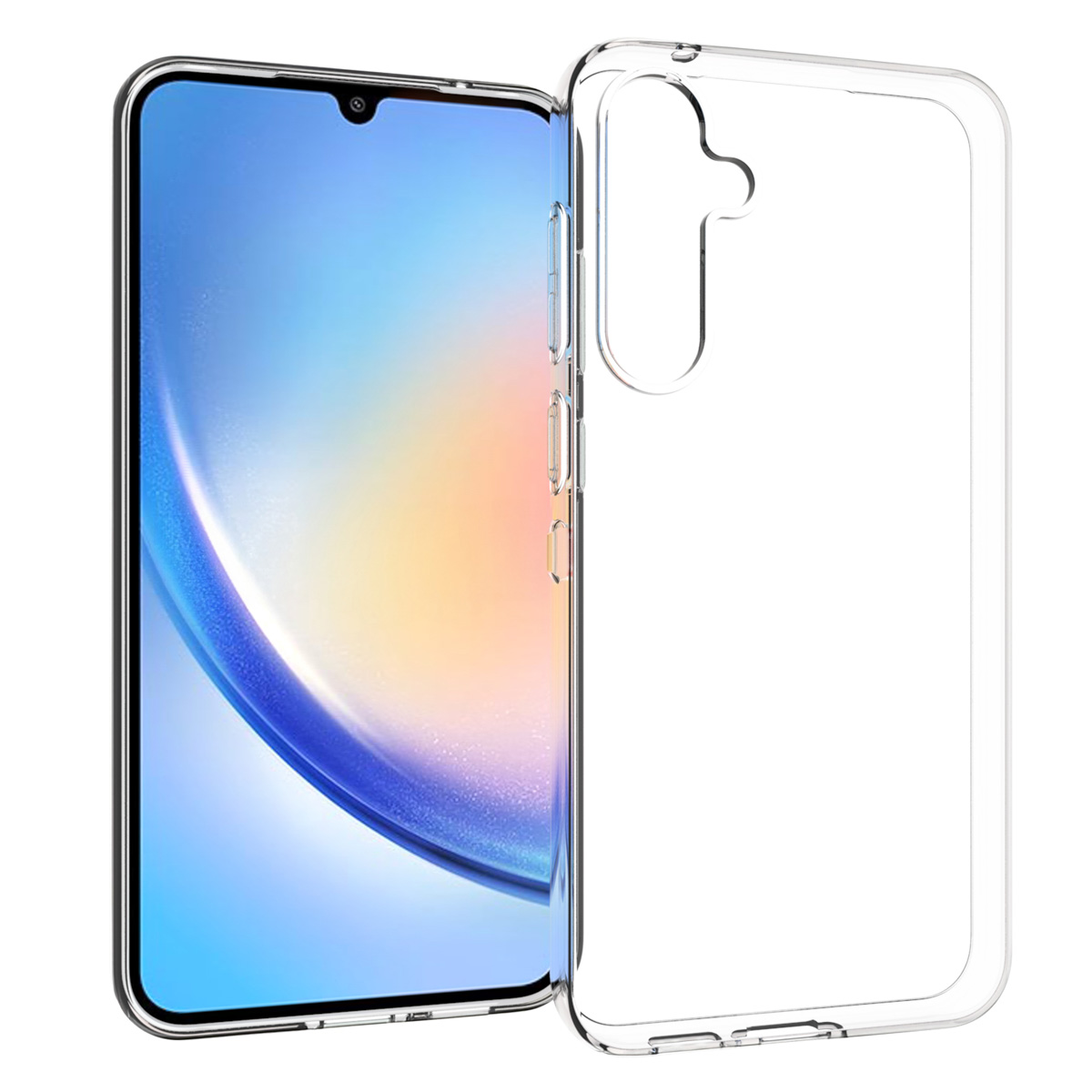 Accezz Clear TPU Backcover für das Samsung Galaxy S23 FE - Transparent