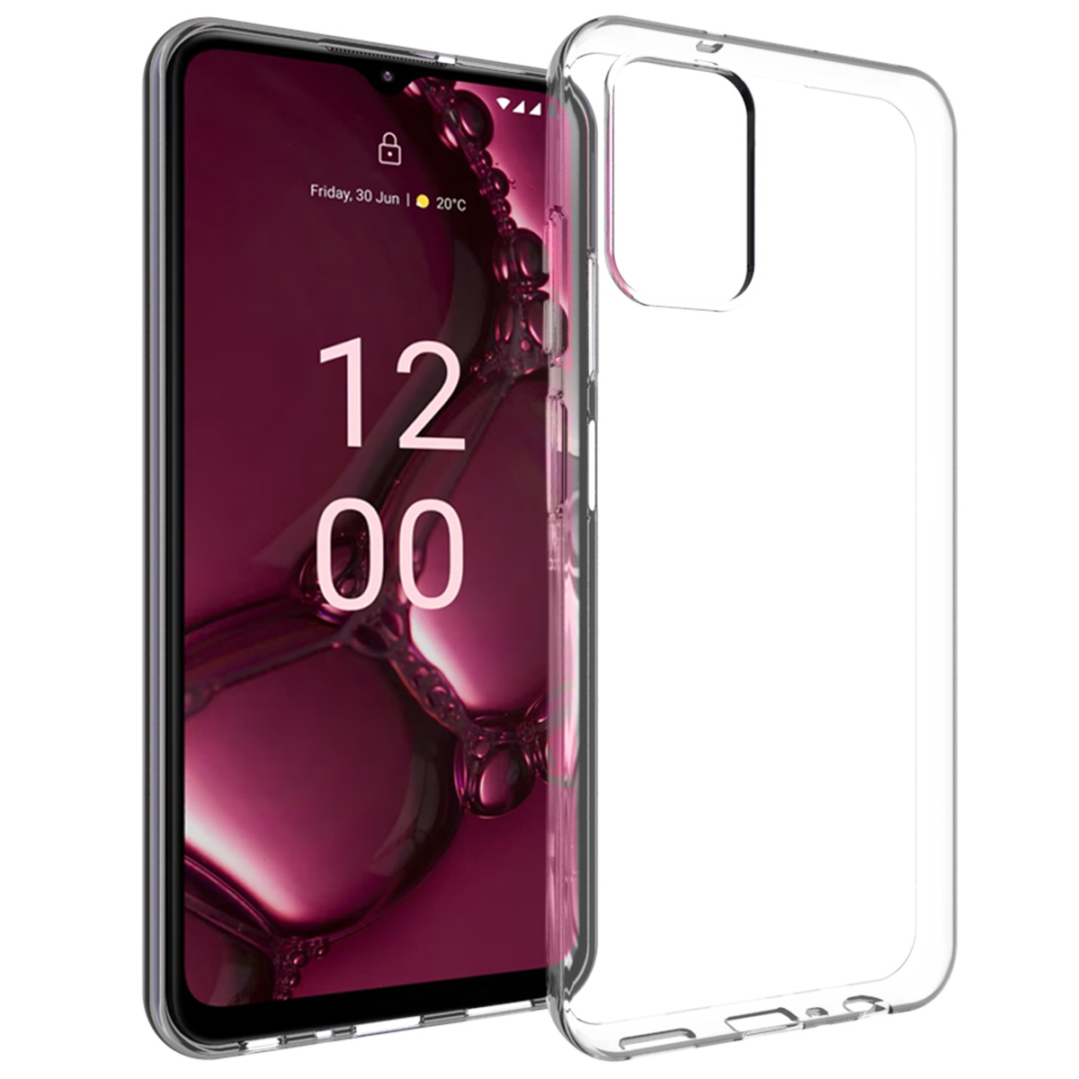 Accezz Clear TPU Backcover für das Nokia G42 - Transparent
