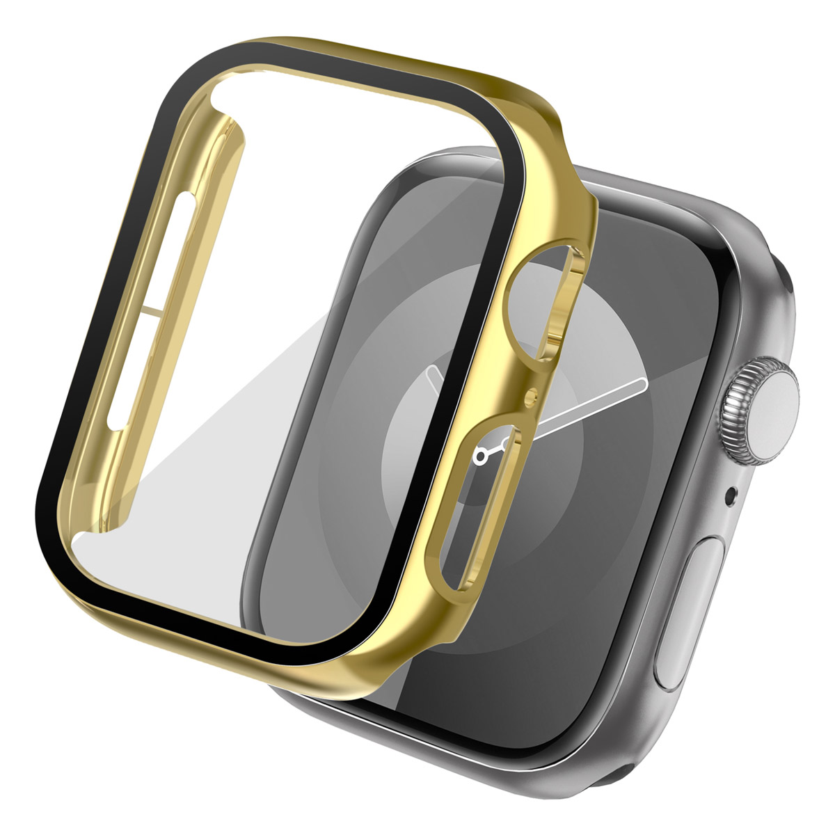 imoshion Full Cover glänzendes Hard Case für das Apple Watch 4 / 5 / 6 / SE - 40 mm - Gold