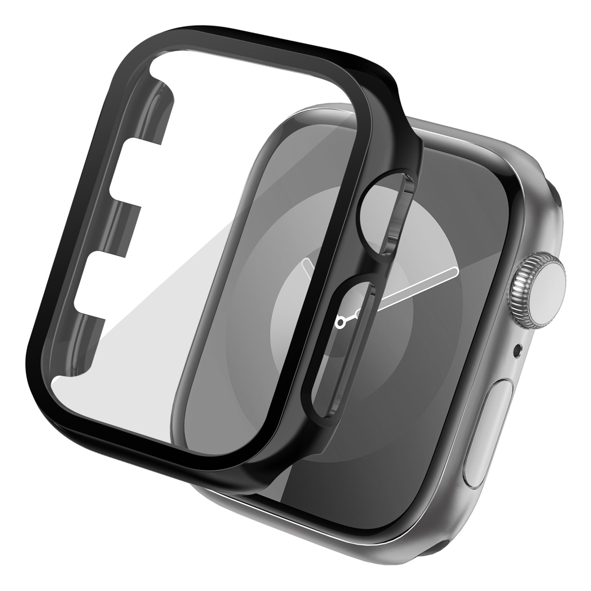 imoshion Full Cover glänzendes Hard Case für das Apple Watch 1 / 2 / 3 - 42 mm - Schwarz