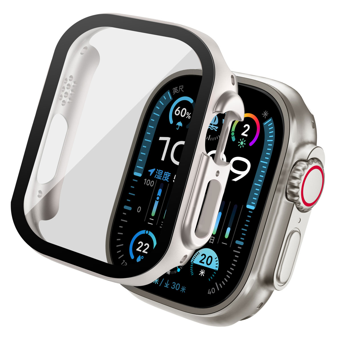 imoshion Full Cover Hard Case für das Apple Watch Ultra / Ultra 2 / Ultra 3 - 49 mm - Polarstern
