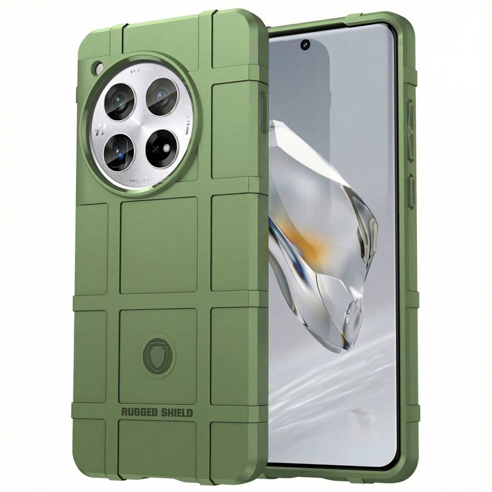 imoshion Rugged Shield Backcover für das OnePlus 12 - Dunkelgrün