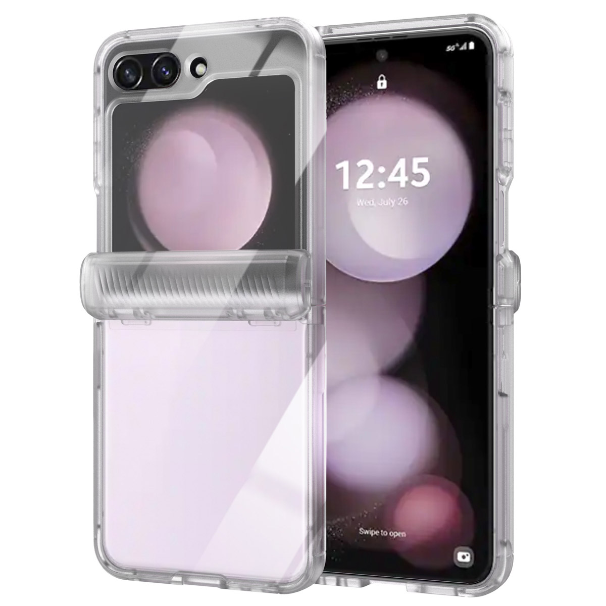 Accezz Xtreme Impact Case für das Samsung Galaxy Z Flip 5 - Transparent