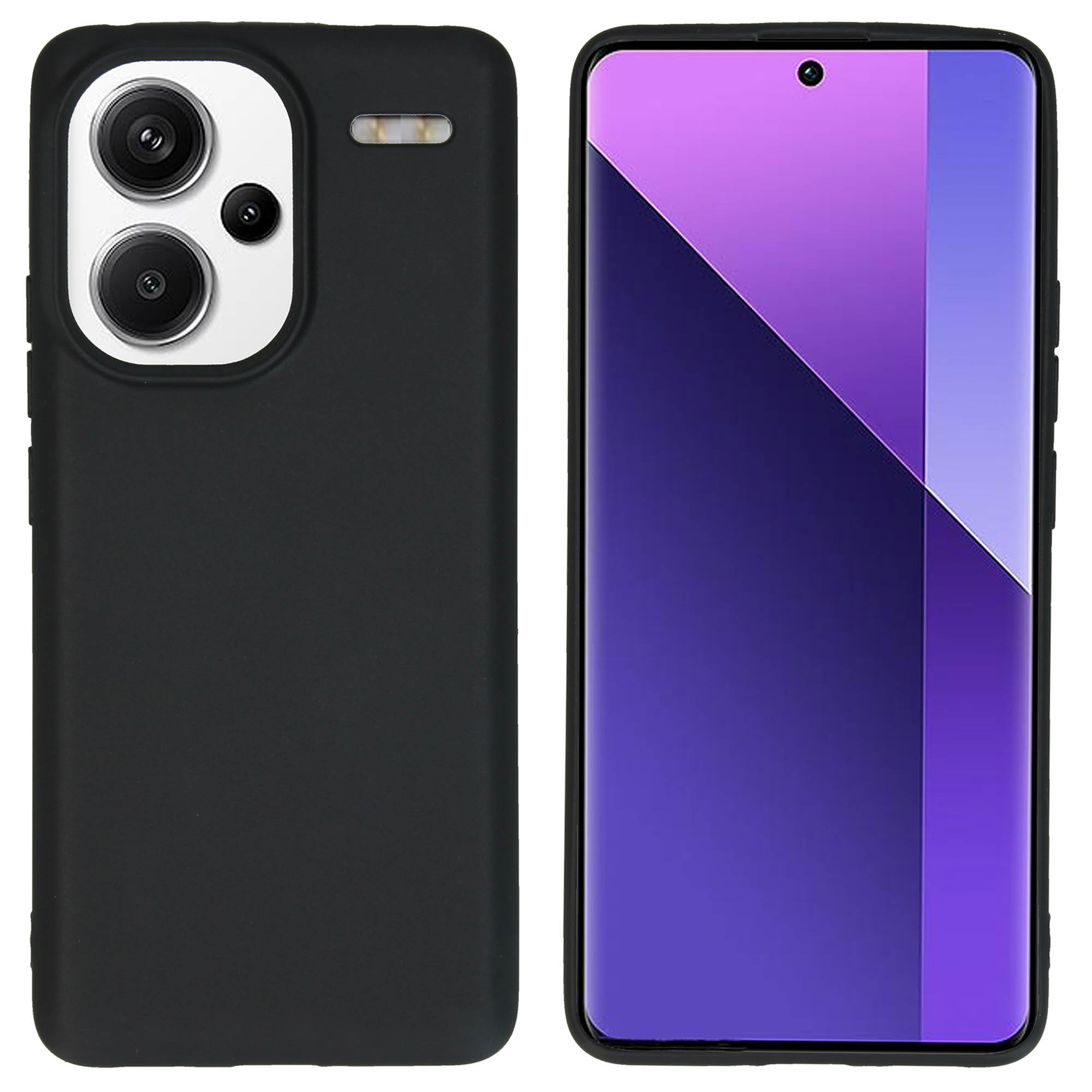 imoshion TPU Color Cover für das Xiaomi Redmi Note 13 Pro Plus (5G) - Schwarz