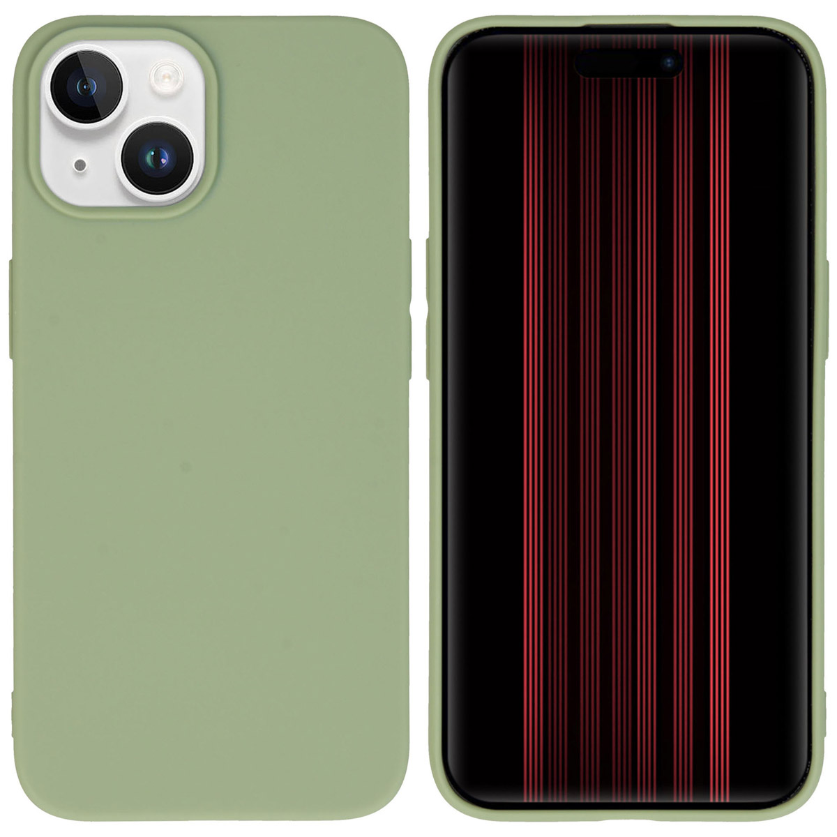 imoshion TPU Color Cover für das Apple iPhone 15 - Olive Green
