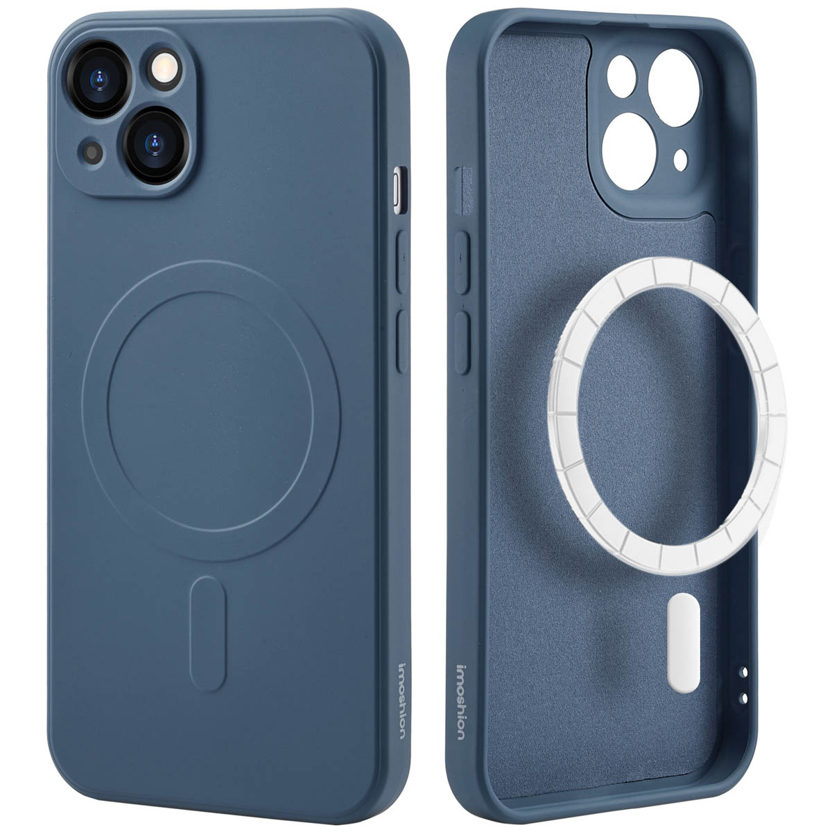 imoshion Color Back Cover mit MagSafe für das Apple iPhone 13 - Dunkelblau