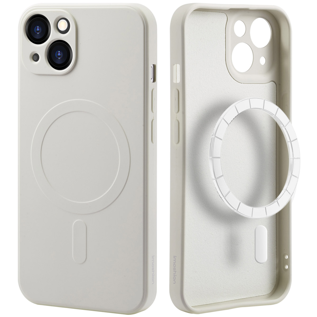 imoshion Color Back Cover mit MagSafe für das Apple iPhone 13 - Beige
