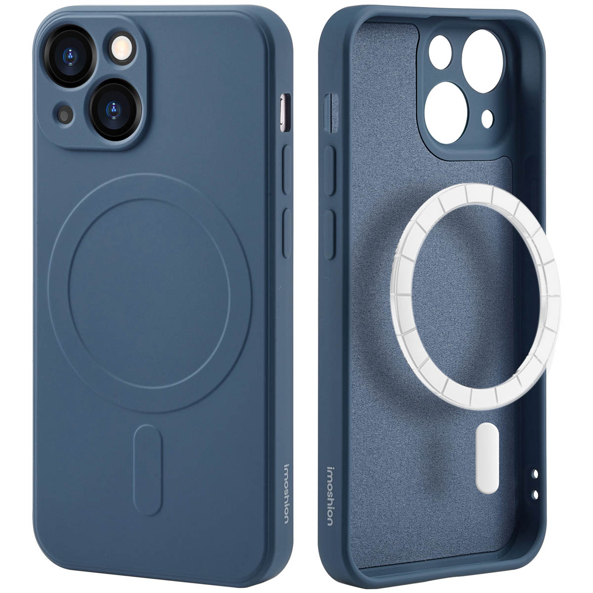 imoshion Color Back Cover mit MagSafe für das Apple iPhone 13 Mini - Dunkelblau
