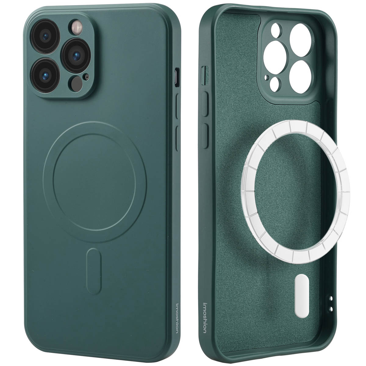 imoshion Color Back Cover mit MagSafe für das Apple iPhone 13 Pro Max - Dunkelgrün