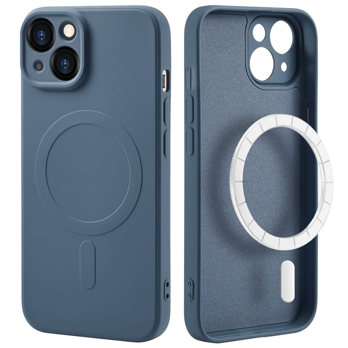 imoshion Color Back Cover mit MagSafe für das Apple iPhone 14 - Dunkelblau