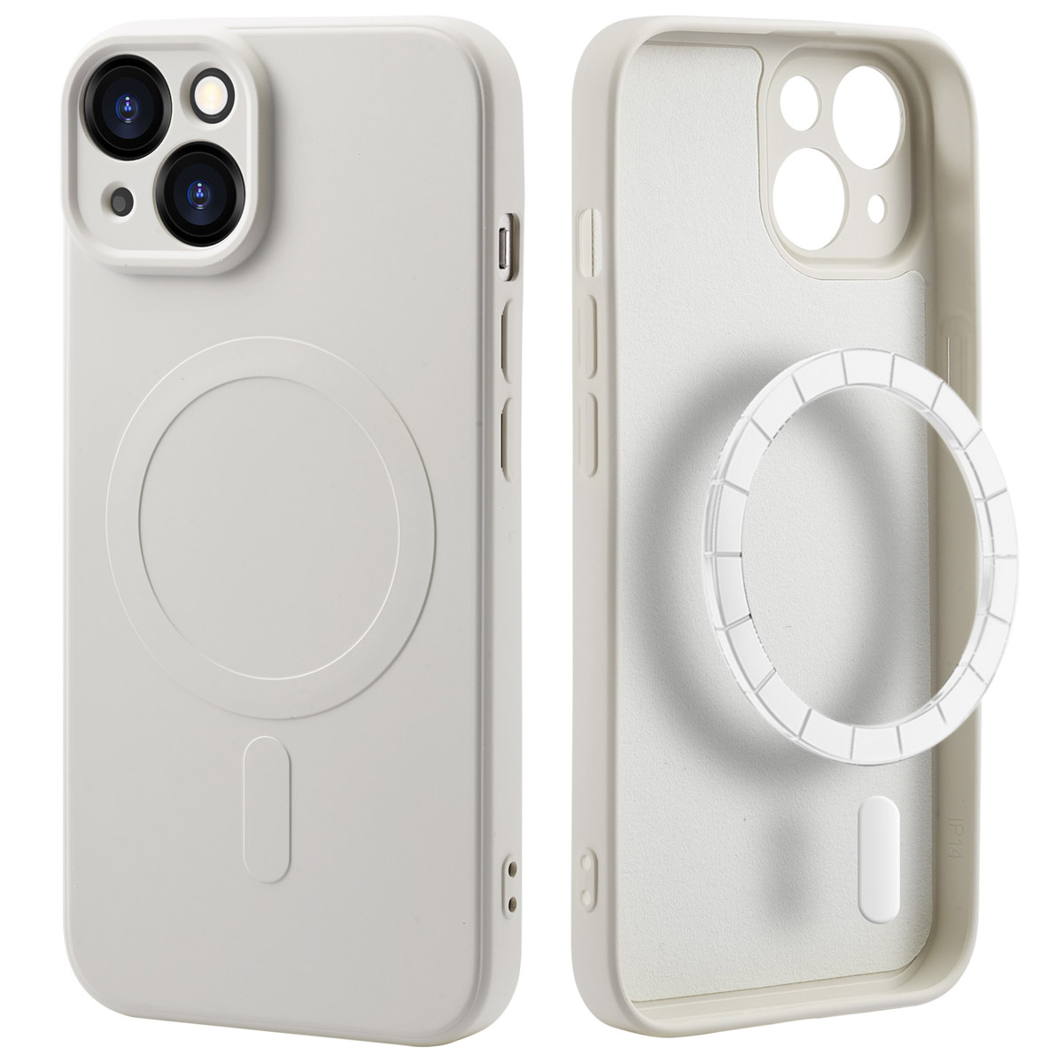 imoshion Color Back Cover mit MagSafe für das Apple iPhone 14 - Beige
