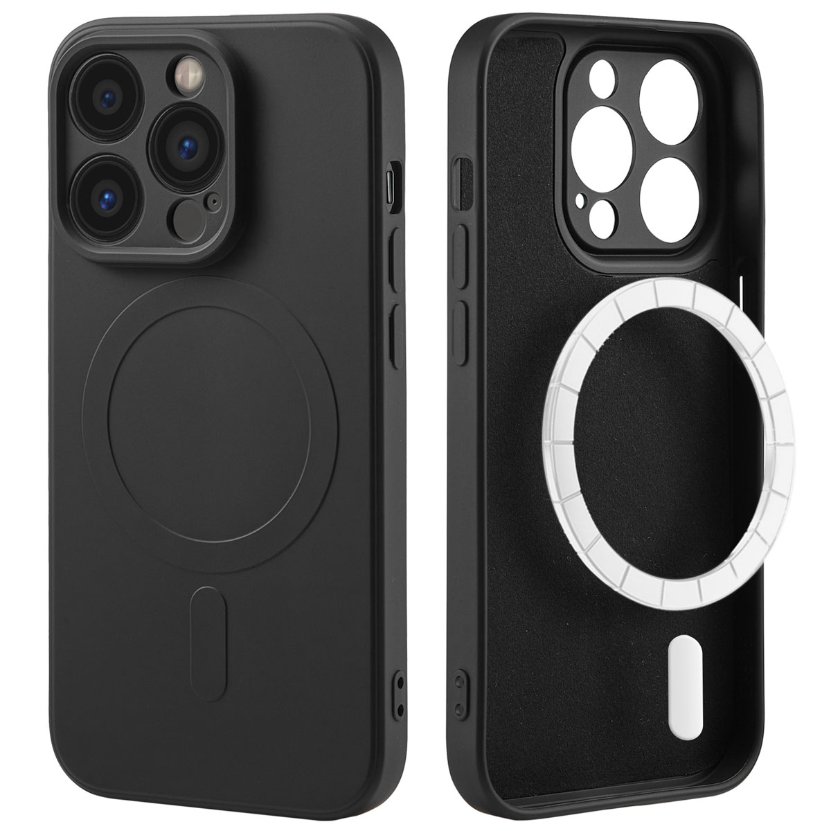 imoshion Color Back Cover mit MagSafe für das Apple iPhone 14 Pro - Schwarz