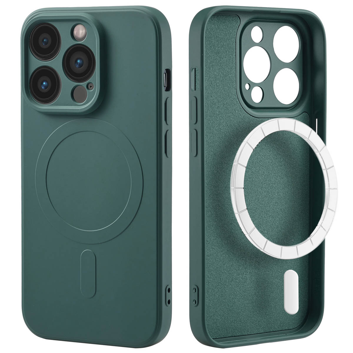 imoshion Color Back Cover mit MagSafe für das Apple iPhone 14 Pro - Dunkelgrün