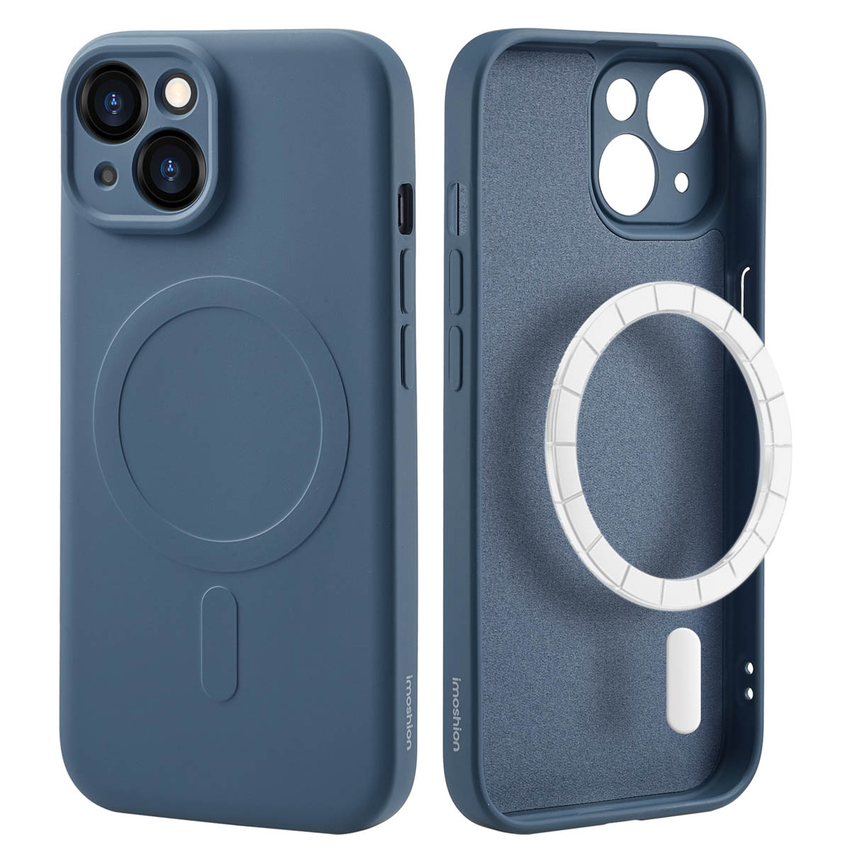imoshion Color Back Cover mit MagSafe für das Apple iPhone 15 - Dunkelblau