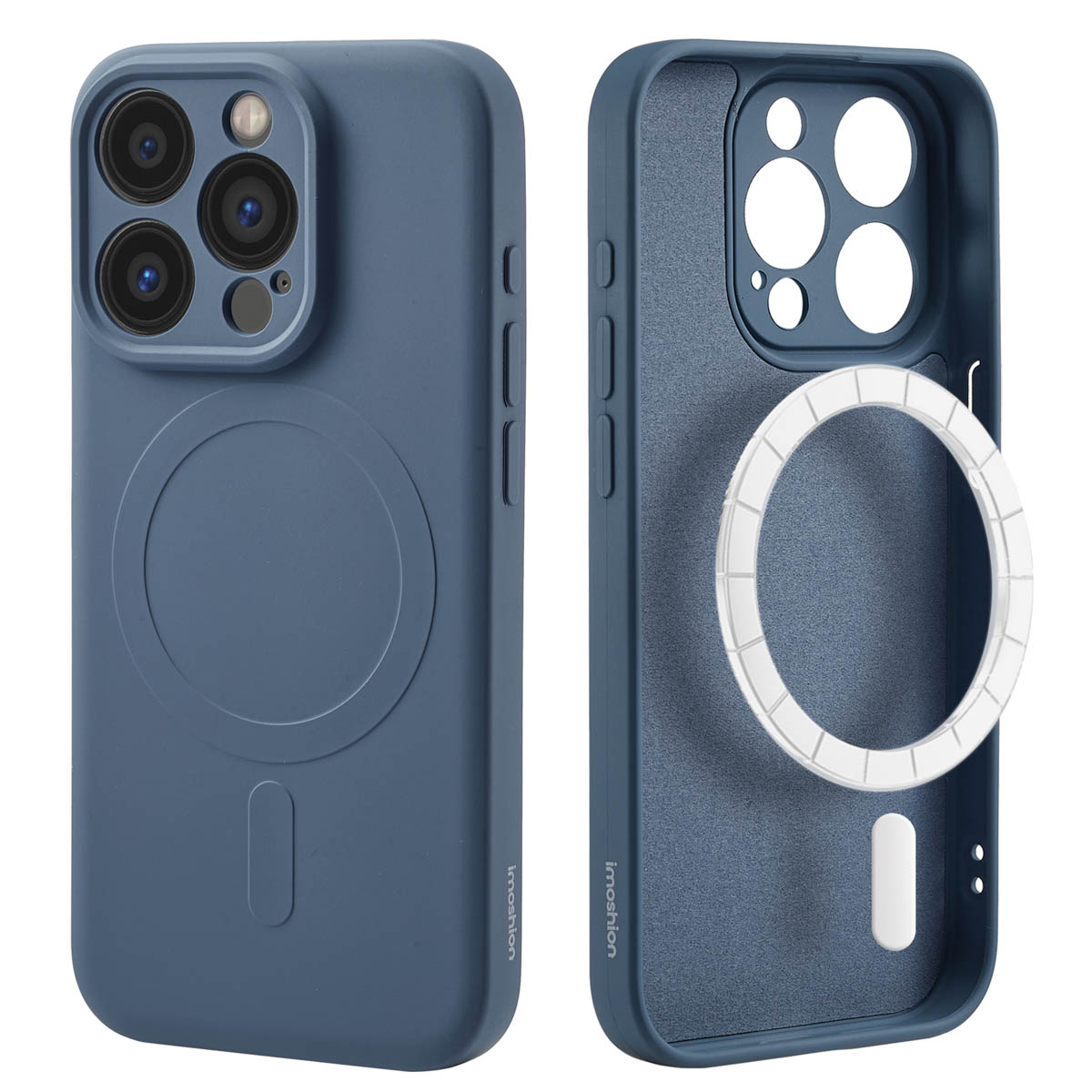 imoshion Color Back Cover mit MagSafe für das Apple iPhone 15 Pro - Dunkelblau