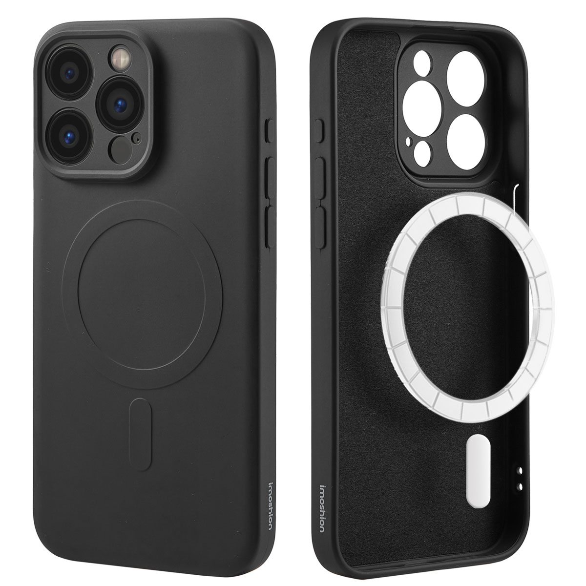 imoshion Color Back Cover mit MagSafe für das Apple iPhone 15 Pro Max - Schwarz