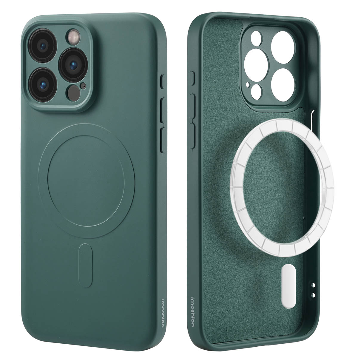 imoshion Color Back Cover mit MagSafe für das Apple iPhone 15 Pro Max - Dunkelgrün