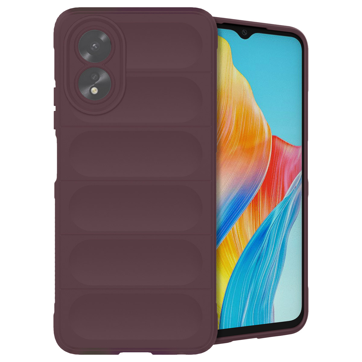 imoshion EasyGrip Backcover für das Oppo A18 / Oppo A38 - Aubergine