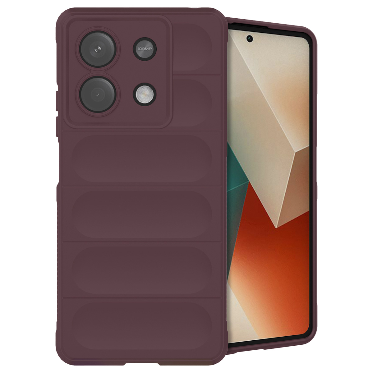imoshion EasyGrip Backcover für das Xiaomi Redmi Note 13 (5G) - Aubergine