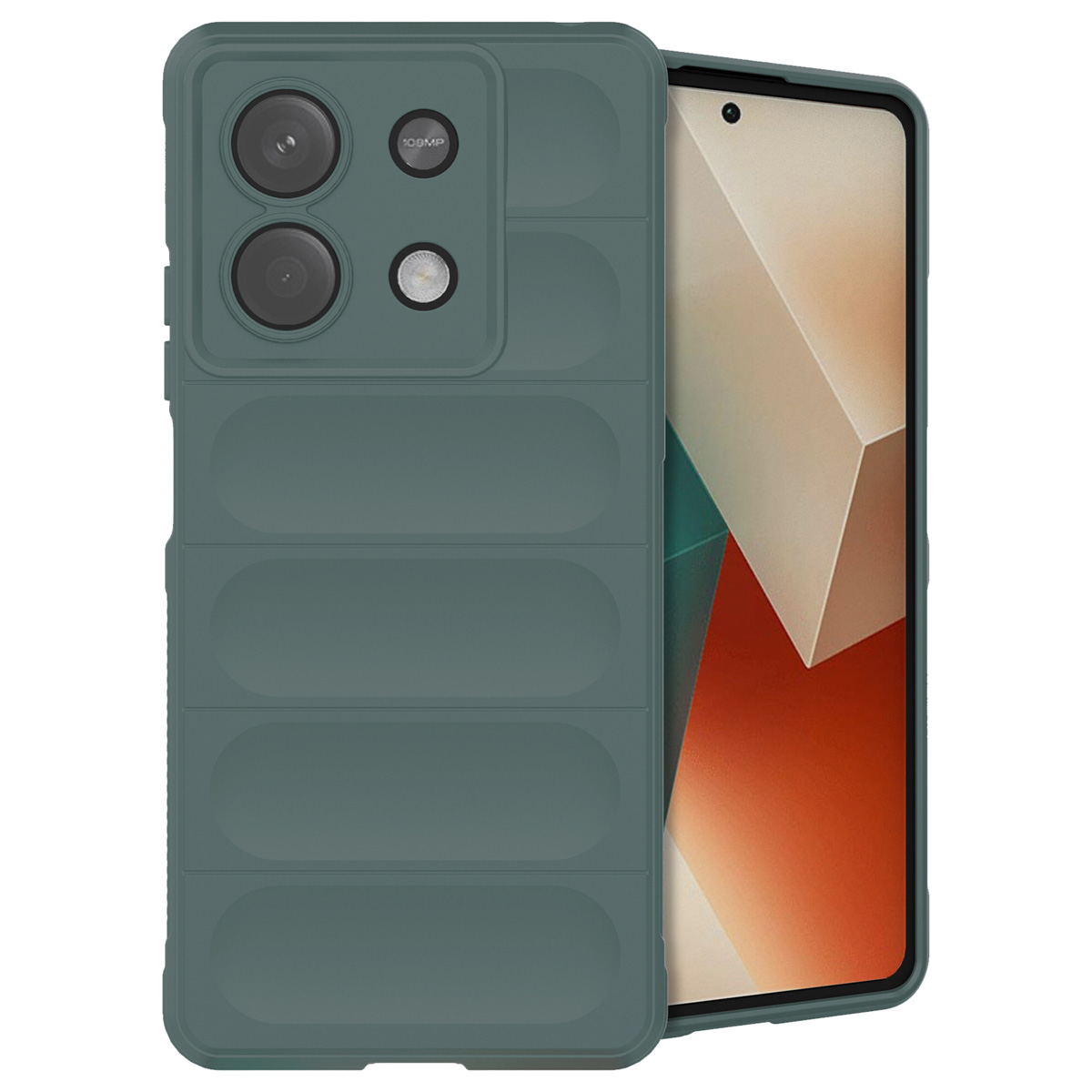 imoshion EasyGrip Backcover für das Xiaomi Redmi Note 13 (5G) - Dunkelgrün