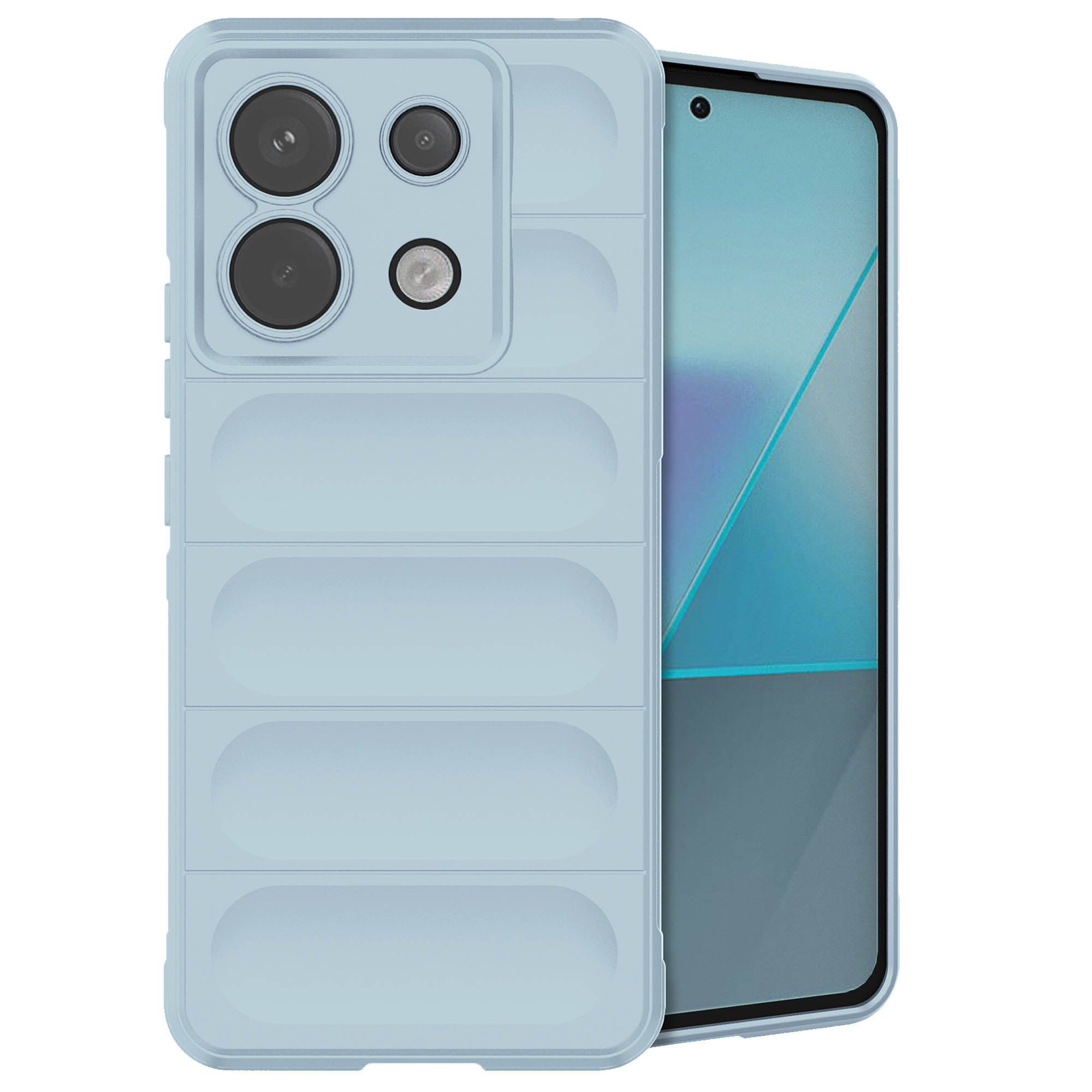 imoshion EasyGrip Backcover für das Xiaomi Poco X6 Pro - Hellblau