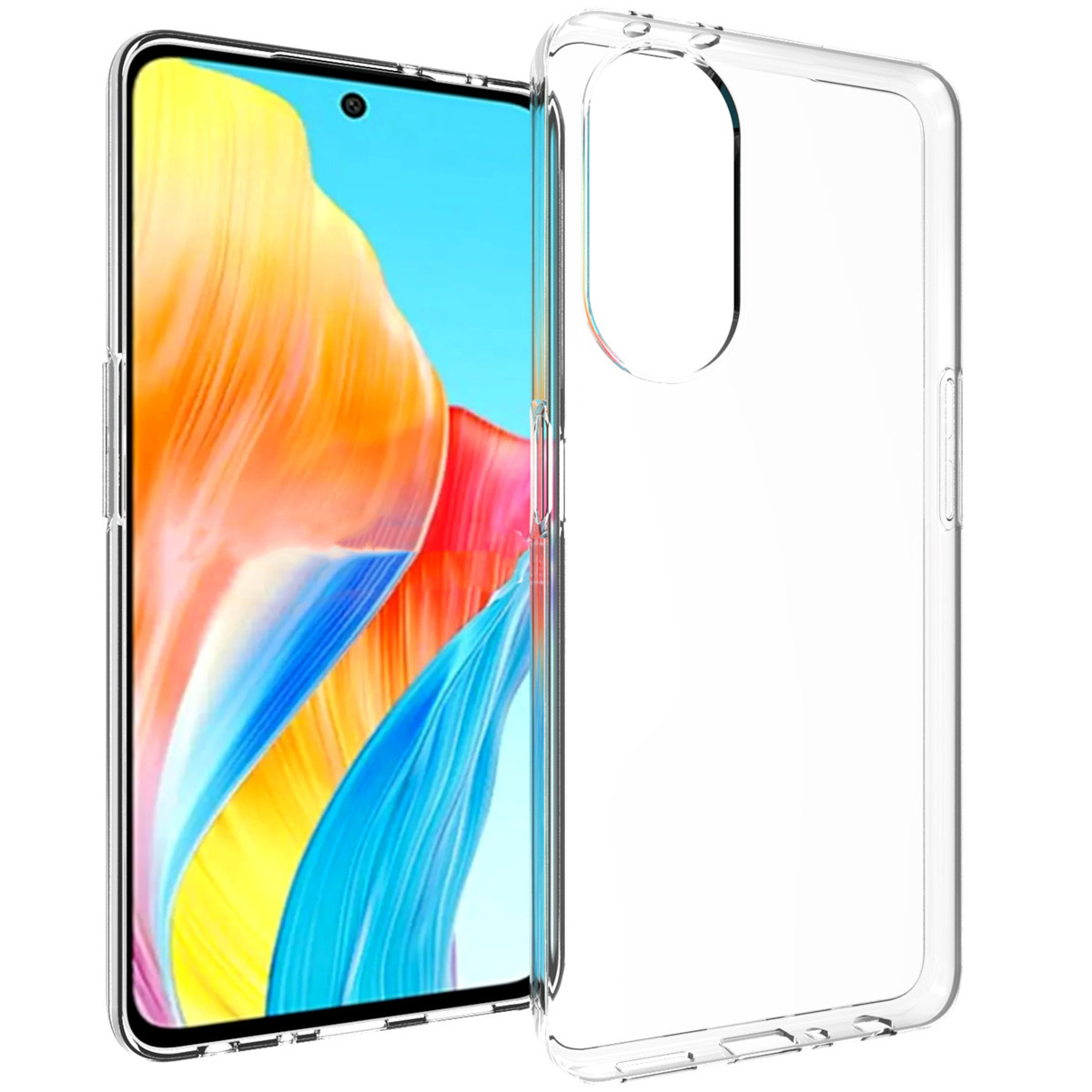 Accezz Clear TPU Backcover für das Oppo A98 - Transparent