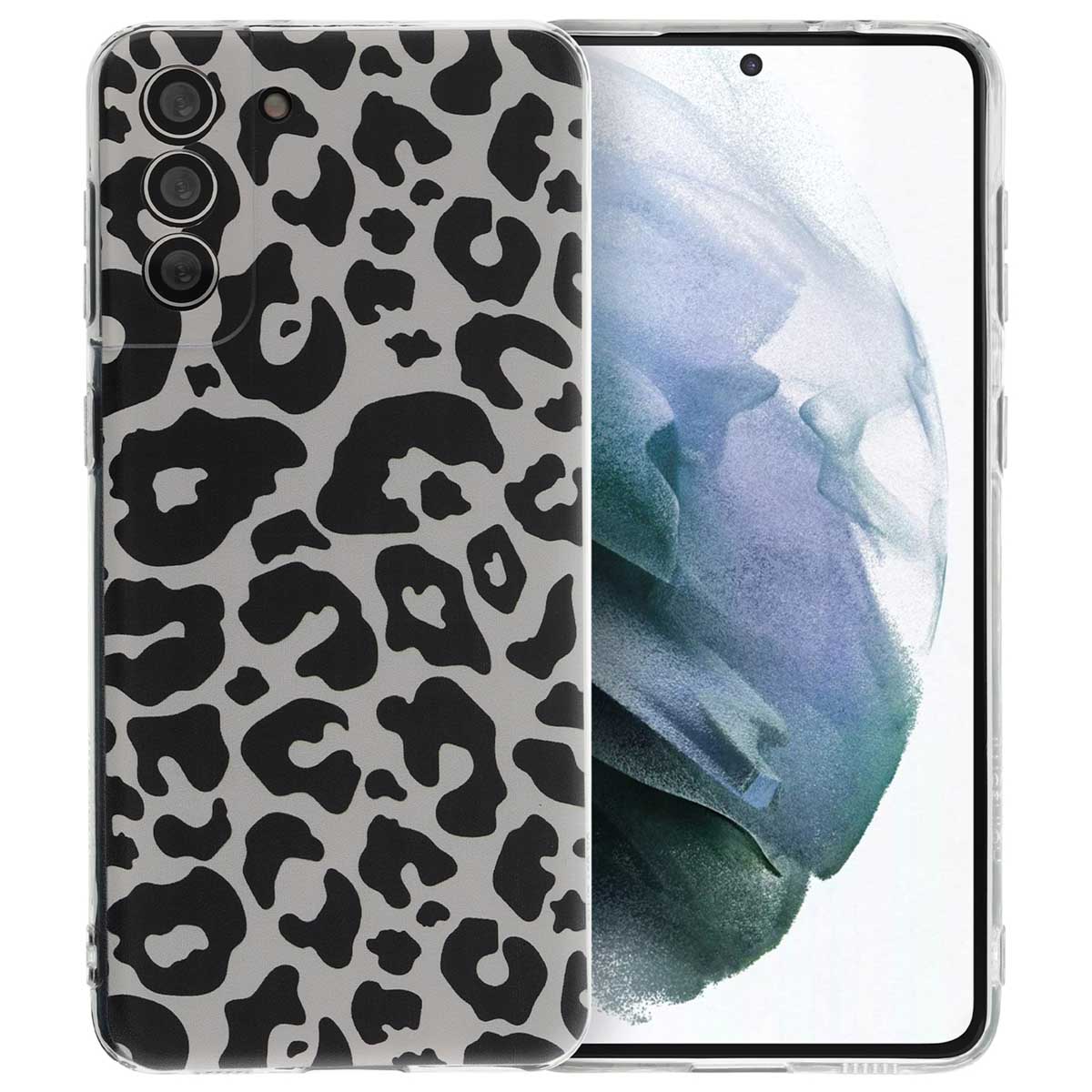 imoshion Design Hülle für das Samsung Galaxy S21 Plus - Leopard Transparent
