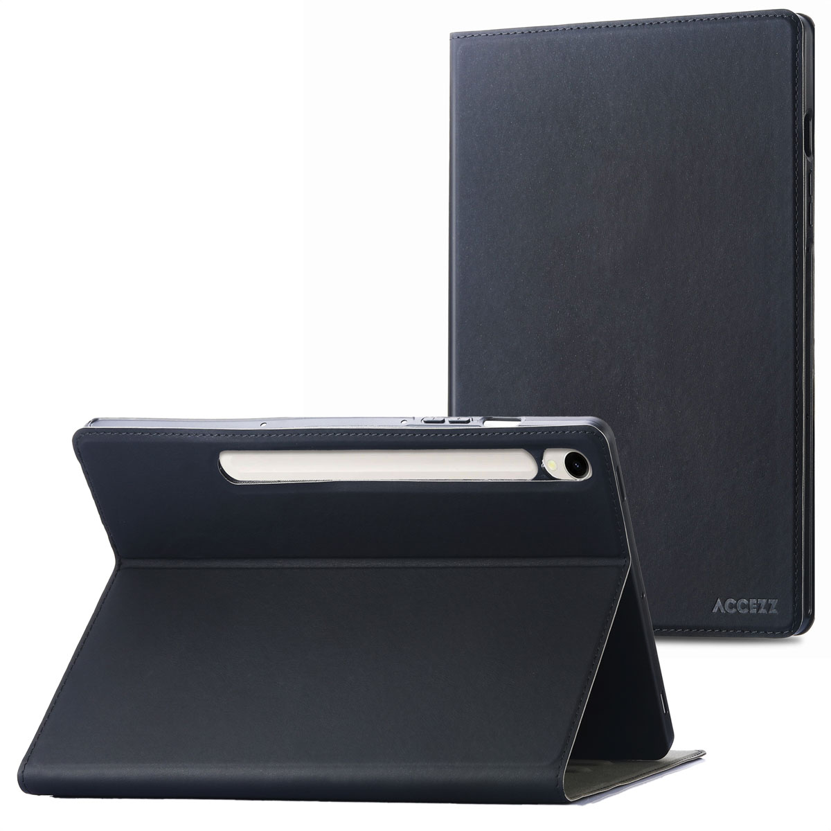Accezz Classic Klapphülle für das Samsung Galaxy Tab S9 11.0 Zoll / S10 Lite / S10 FE / S9 FE 10.9 Zoll - Schwarz