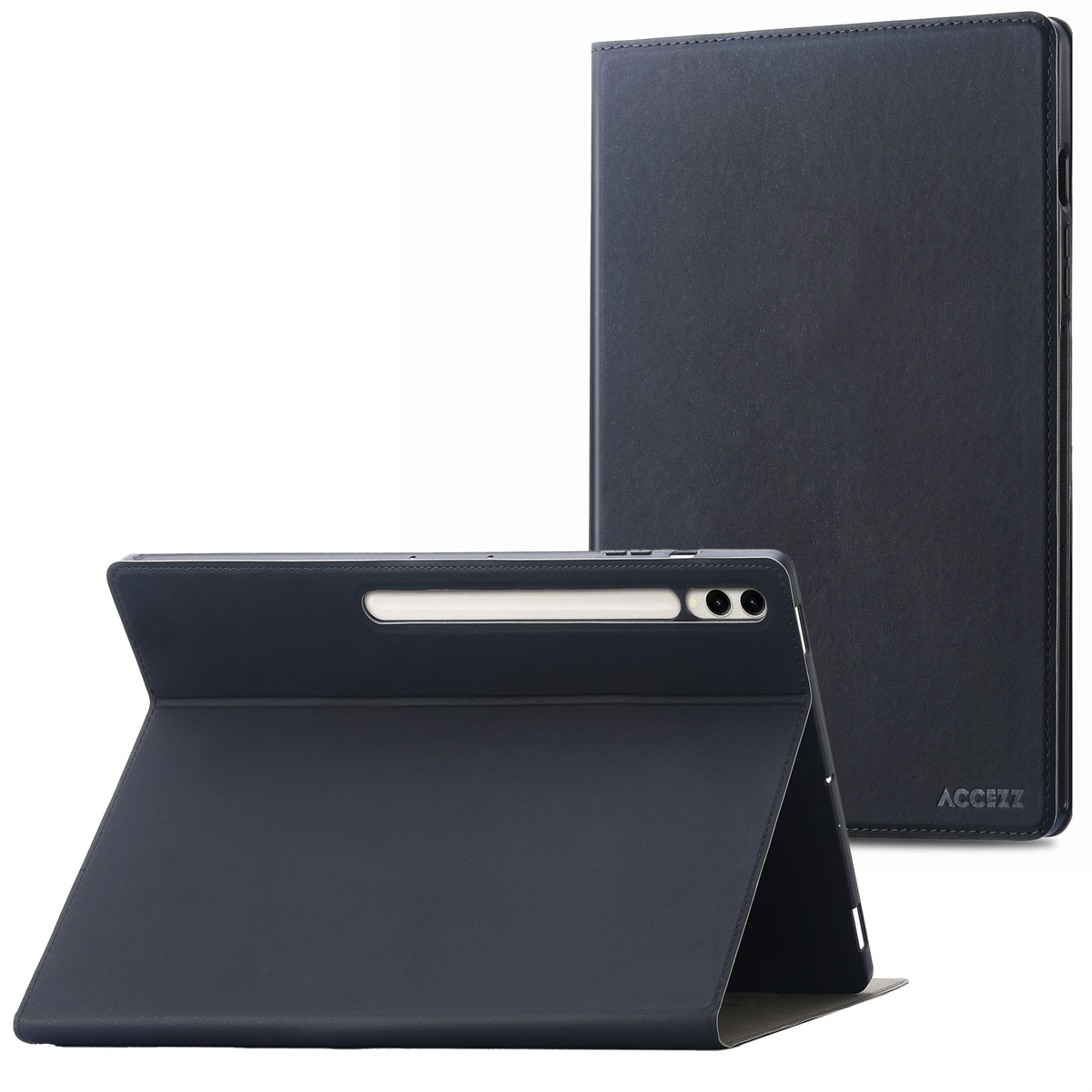 Accezz Classic Klapphülle für das Samsung Galaxy Tab S10 Plus / Tab S9 FE Plus / Tab S9 Plus - Schwarz