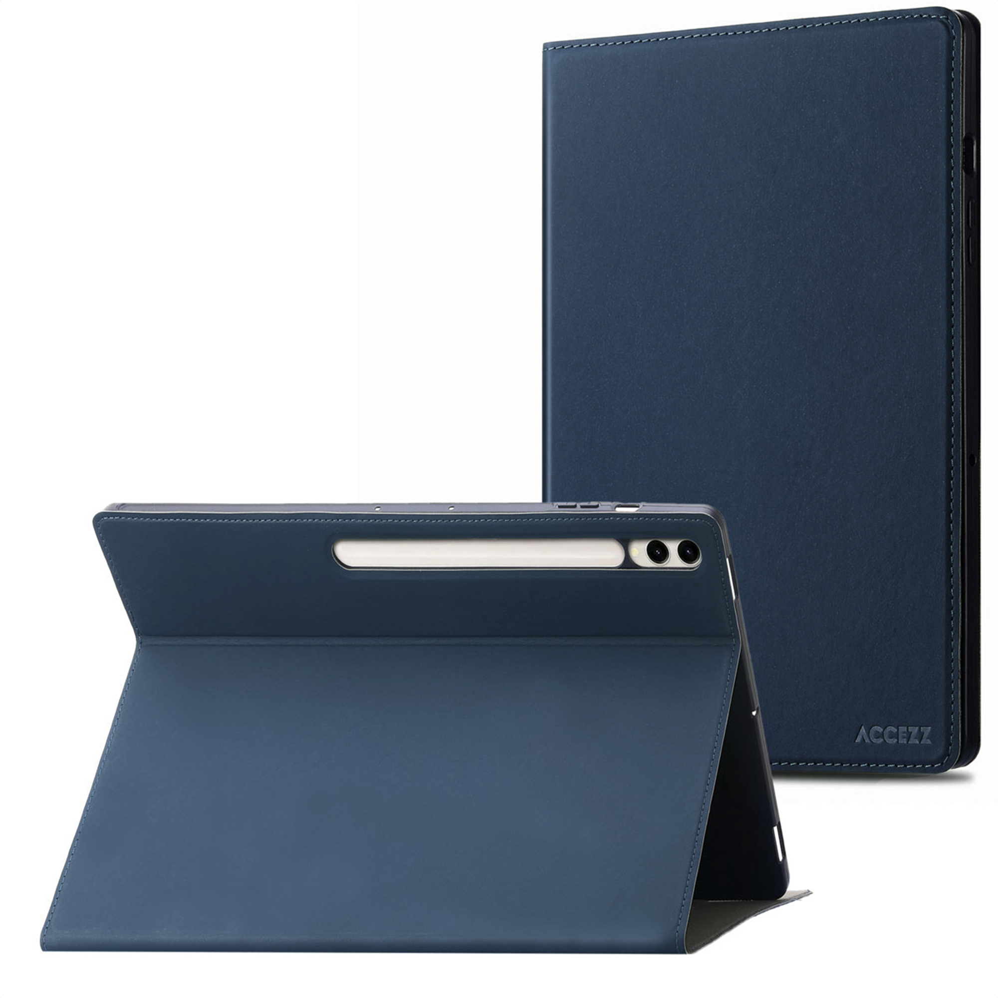 Accezz Classic Klapphülle für das Samsung Galaxy Tab S10 Plus / Tab S9 FE Plus / Tab S9 Plus - Dunkelblau
