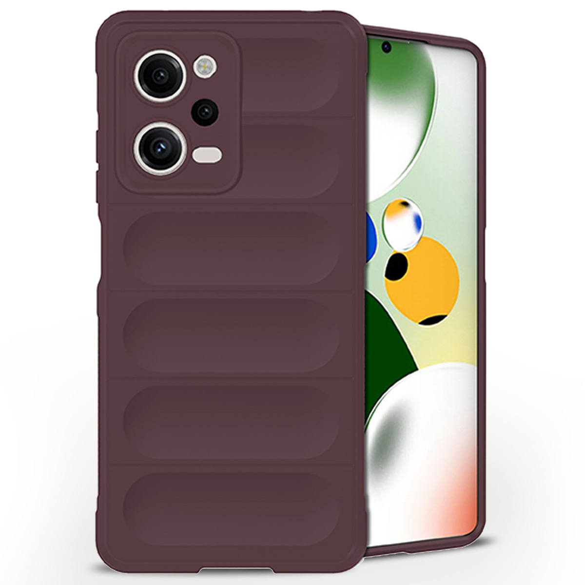 imoshion EasyGrip Backcover für das Xiaomi Redmi Note 12 Pro (5G) - Aubergine
