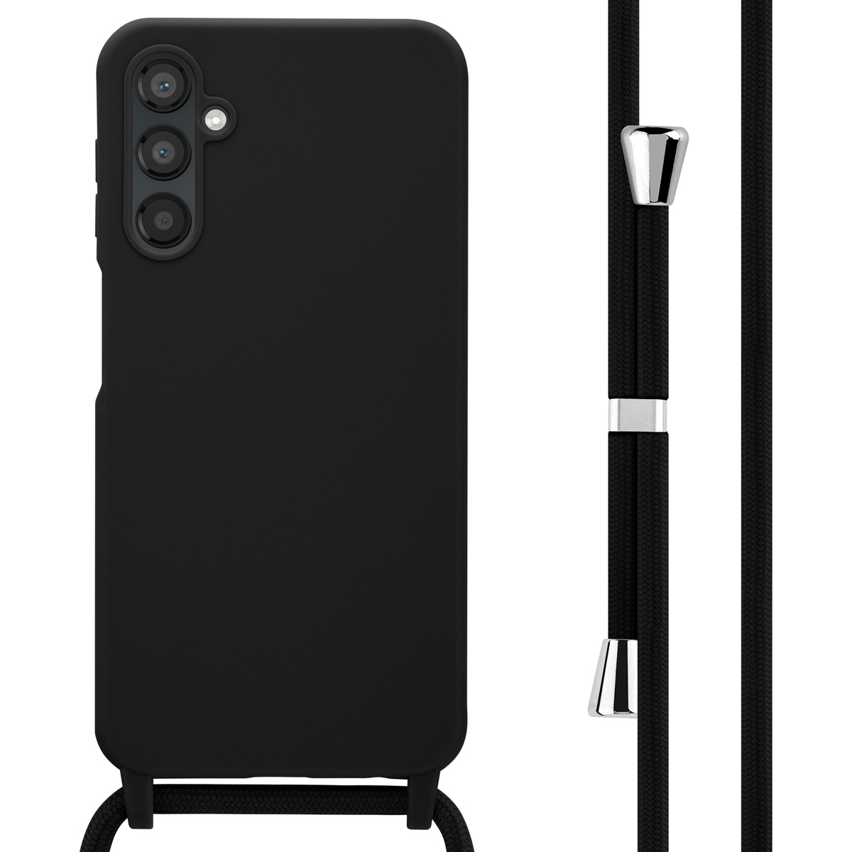 imoshion SilikonHülle mit Band für das Samsung Galaxy A25 (5G) - Schwarz