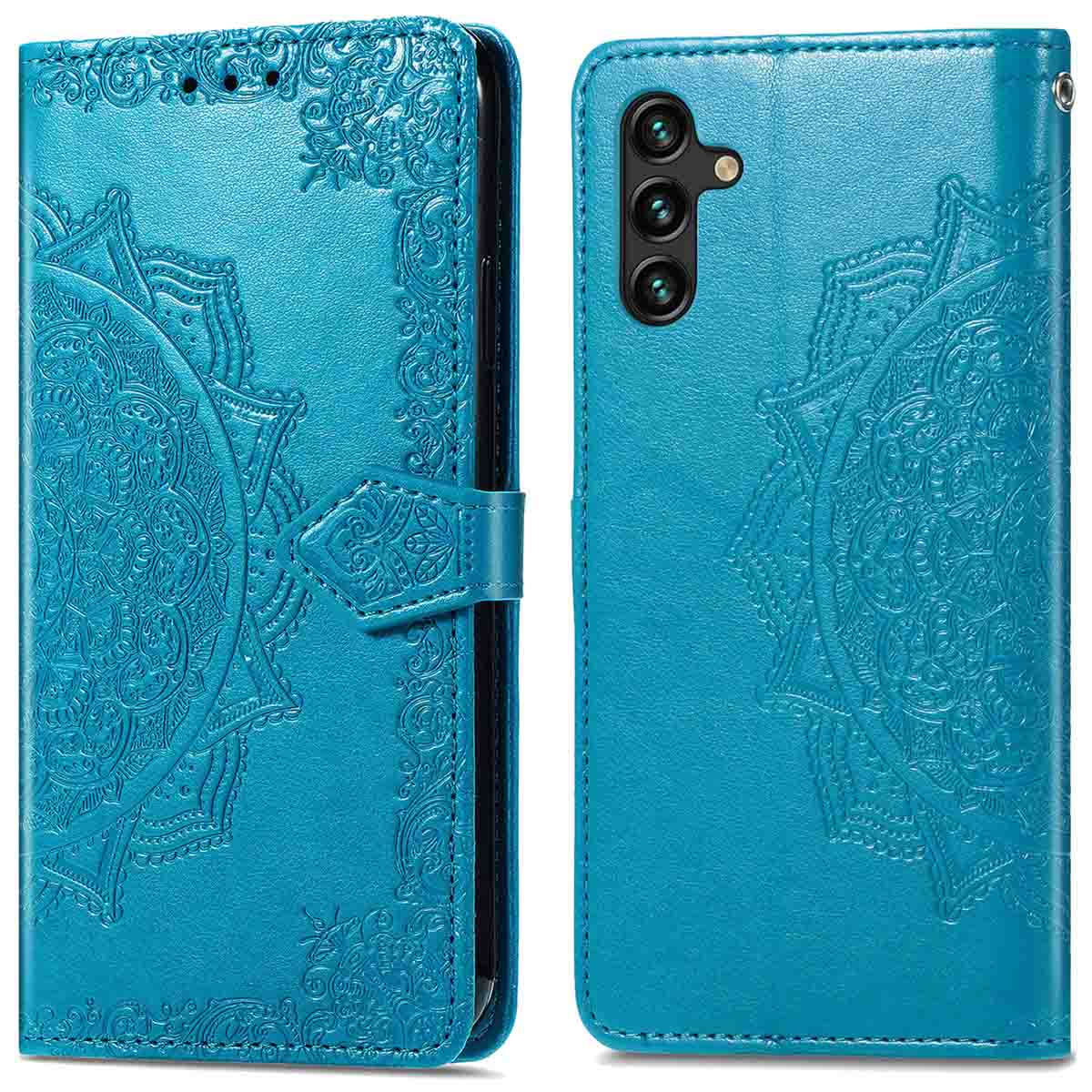 imoshion Mandala Klapphülle für das Samsung Galaxy A25 (5G) - Türkis