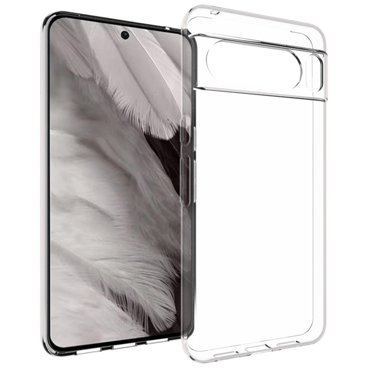 Accezz Clear TPU Backcover für das Google Pixel 8 Pro - Transparent