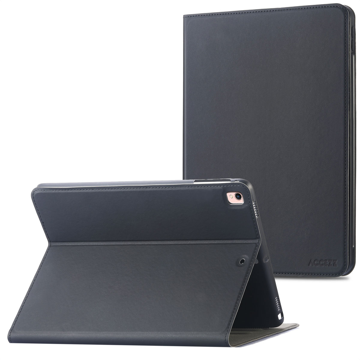 Accezz Classic Klapphülle für das Apple iPad 6 (2018) 9.7 Zoll / iPad 5 (2017) 9.7 Zoll / Air 2 (2014)/Air 1 (2013) - Schwarz
