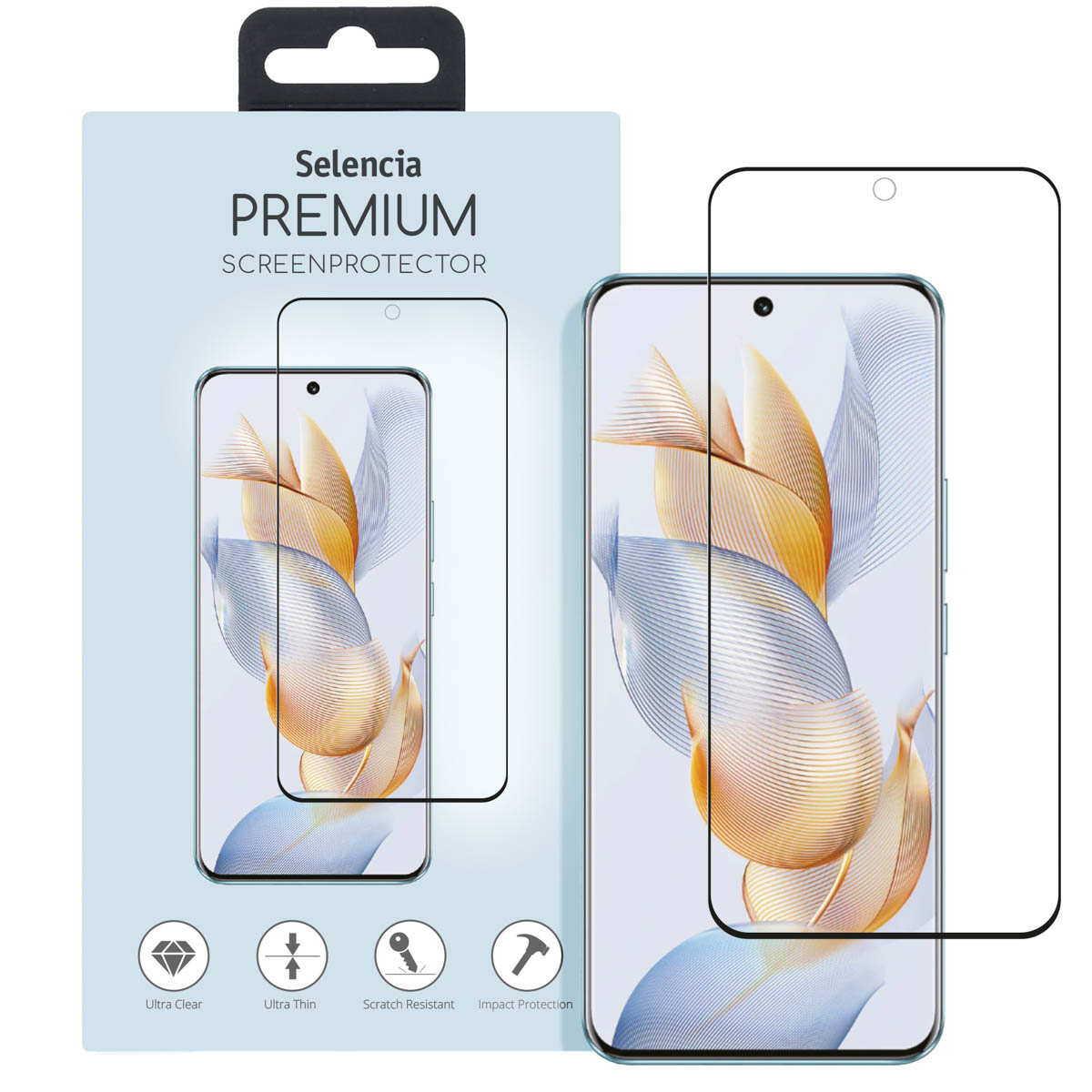 Selencia Premium Screen Protector aus gehärtetem Glas für das Honor 90