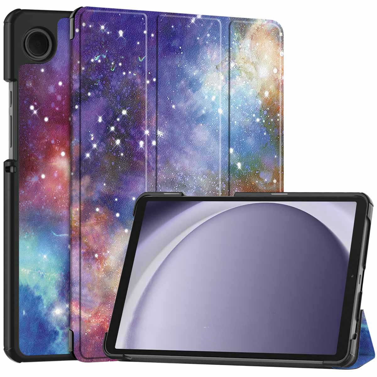 imoshion Design Trifold Klaphülle für das Samsung Galaxy Tab A11 / A9 8.7 Zoll - Space