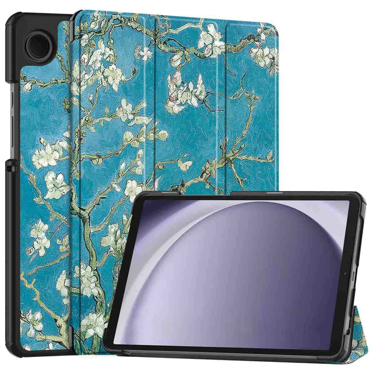 imoshion Design Trifold Klaphülle für das Samsung Galaxy Tab A11 / A9 8.7 Zoll - Green Plant