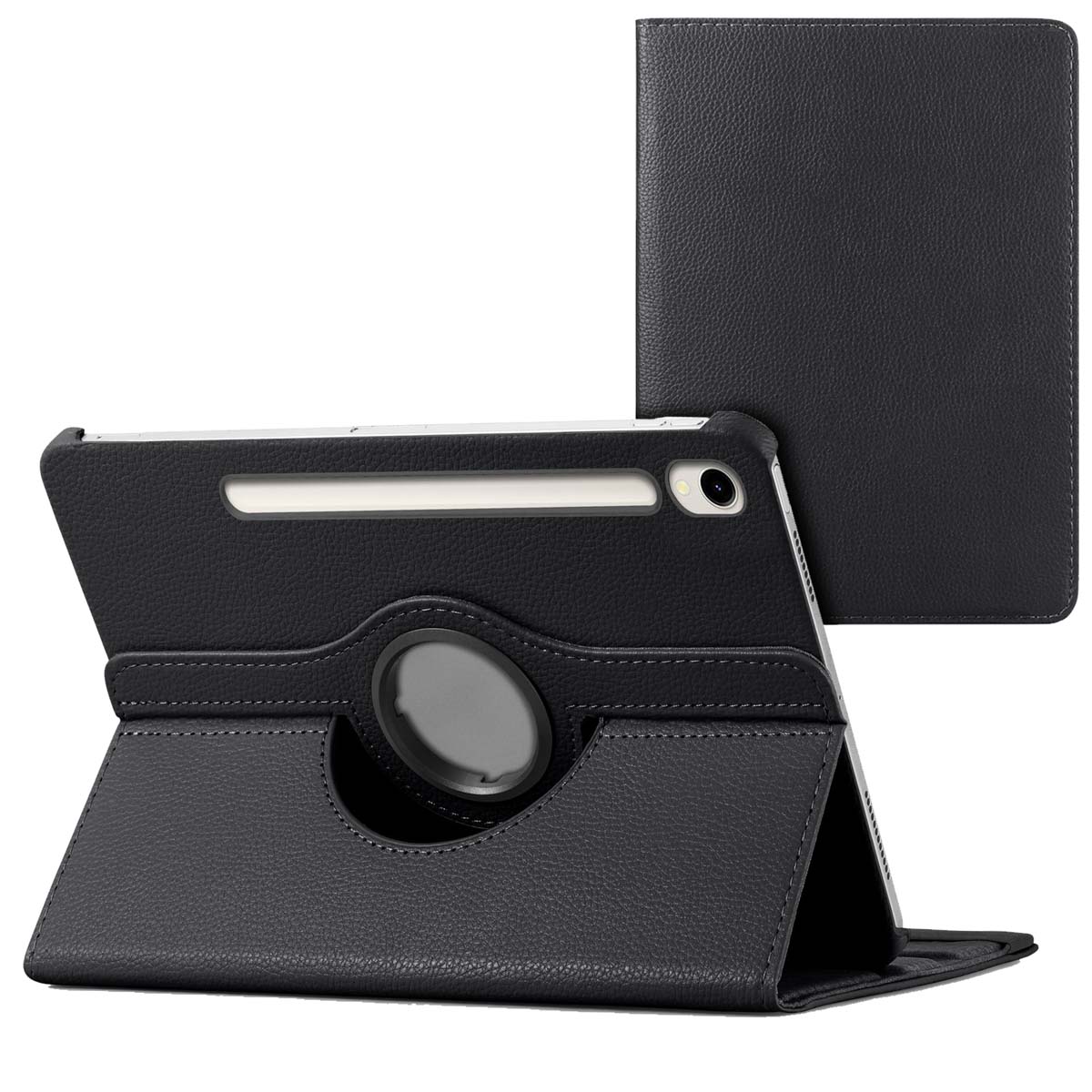 imoshion 360° drehbare Klapphülle für das Samsung Galaxy Tab S9 11.0 Zoll / S10 Lite / S10 FE / S9 FE 10.9 Zoll - Schwarz