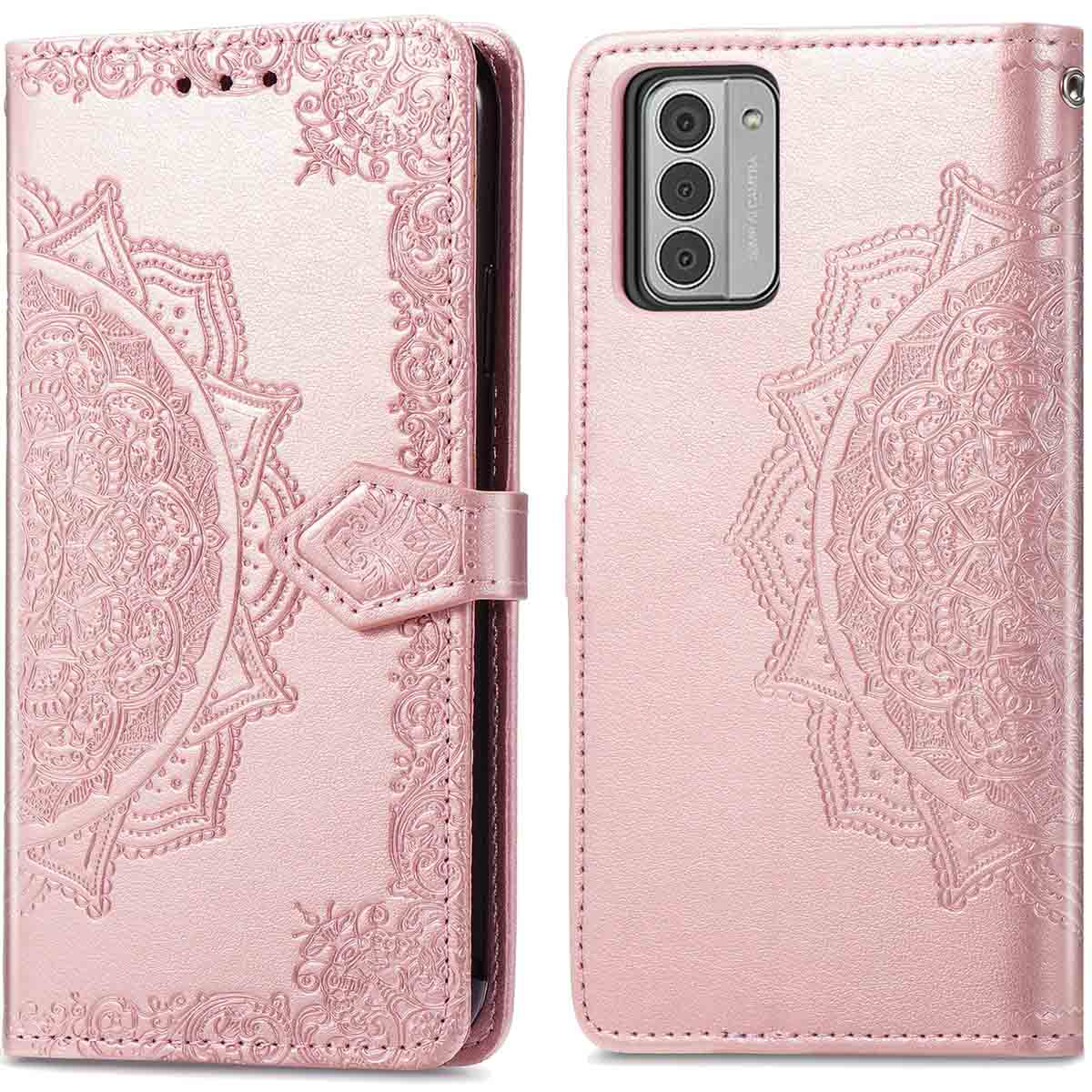 imoshion Mandala Klapphülle für das Nokia G42 - Rosé gold