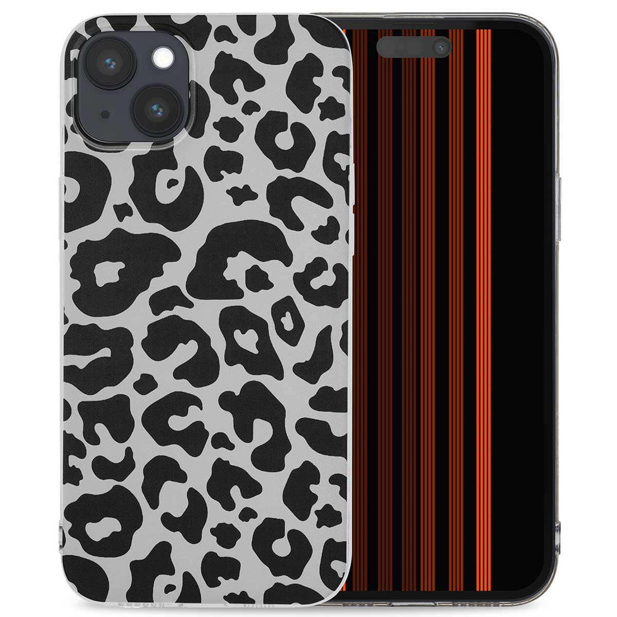 imoshion Design Hülle für das Apple iPhone 15 Plus - Leopard Transparent