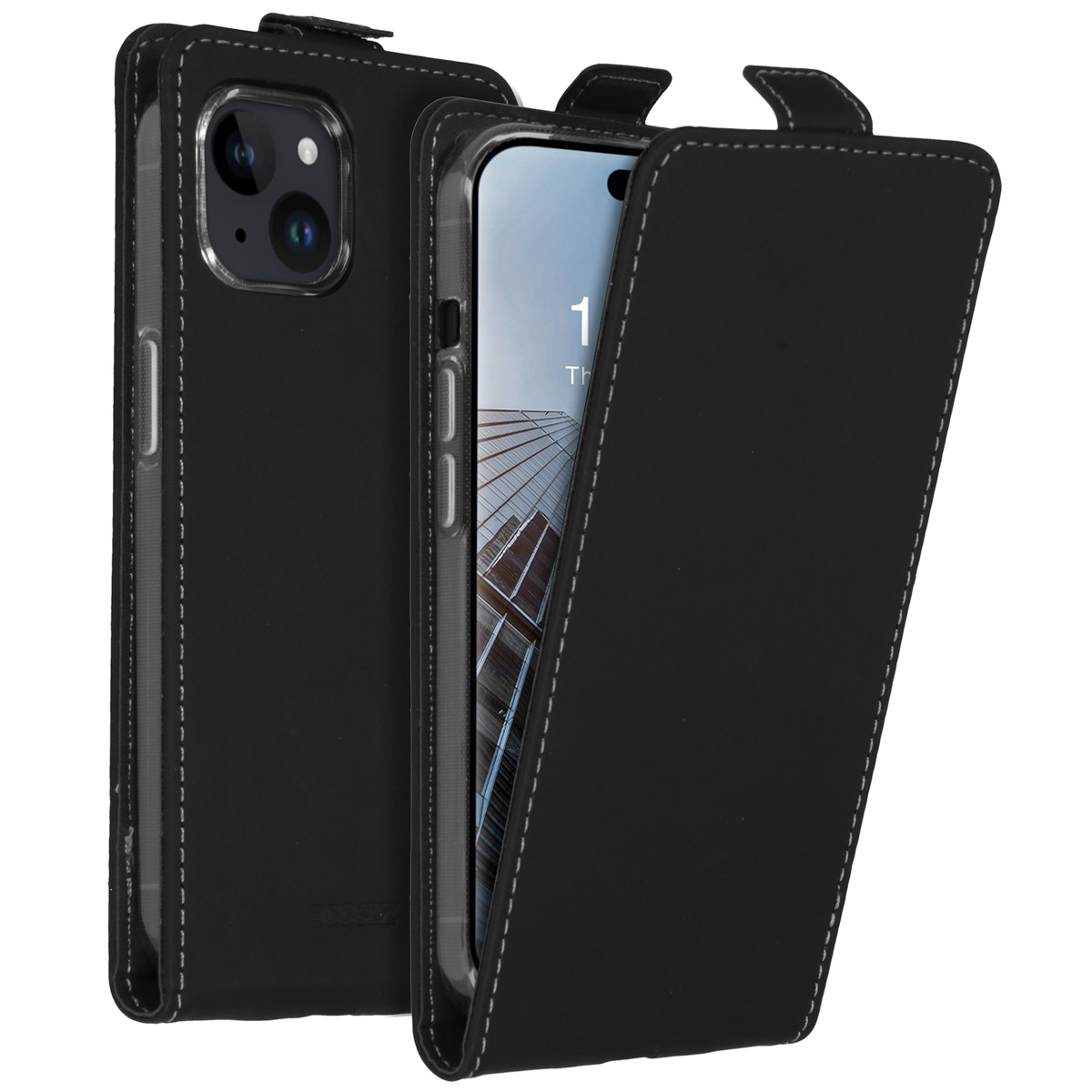 Accezz Flip Case für das Apple iPhone 15 - Schwarz